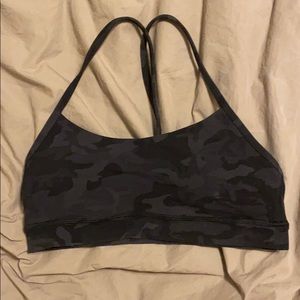 Lululemon Power Y Camo Sports Bra